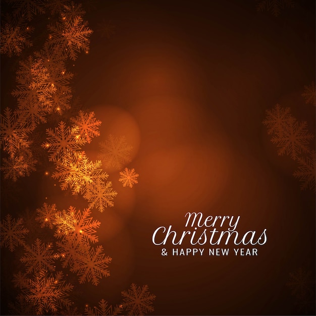 Free vector abstract merry christmas festival greeting background