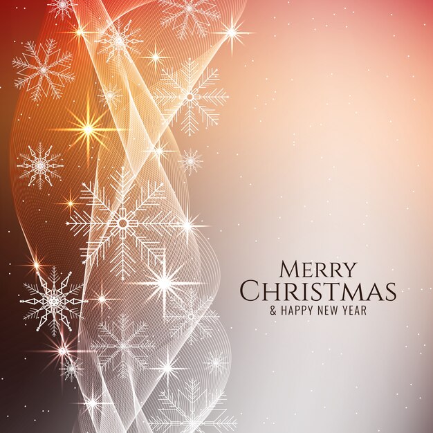 Abstract Merry Christmas stylish background