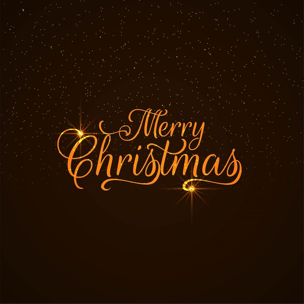 Abstract Merry Christmas text design background