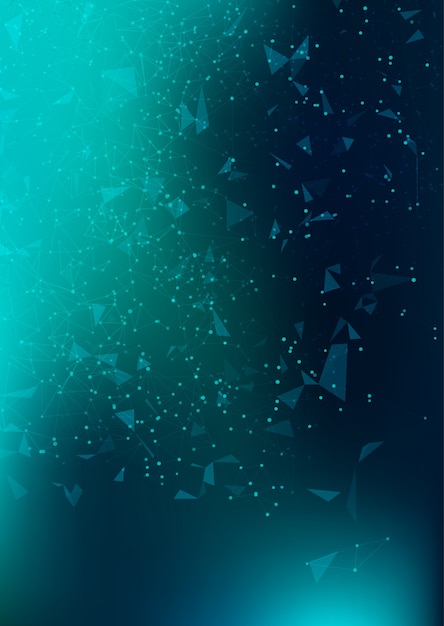 Abstract mesh background with connecting dots