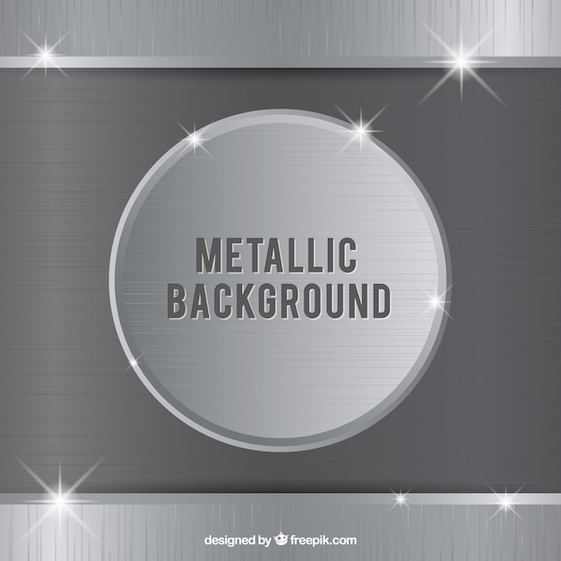 Free vector abstract metallic background