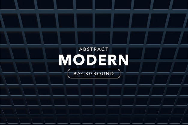 Abstract Modern Background with 3d Shapes