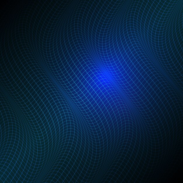 Abstract modern background with a flowing grid design