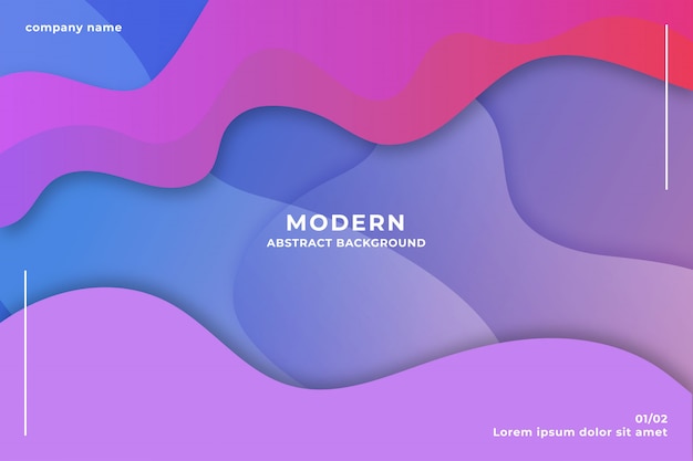 Free vector abstract modern background