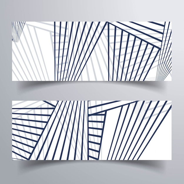 Abstract modern banners