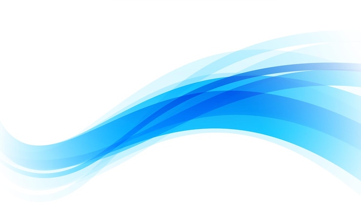Free Vector abstract and modern blue wave gradient background for presentation