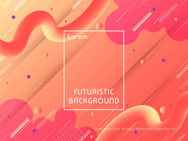 Abstract modern bright futuristic techno background