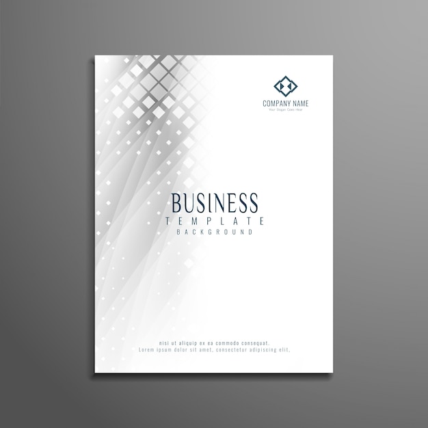 Free vector abstract modern business brochure template