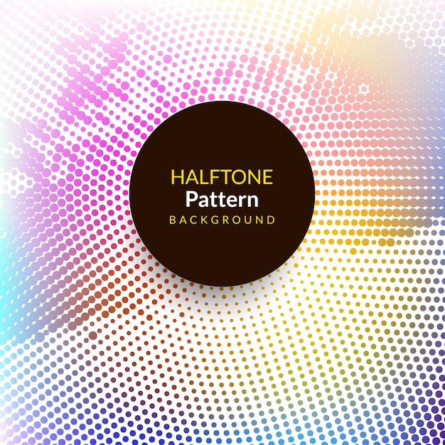 Abstract modern colorful halftone background