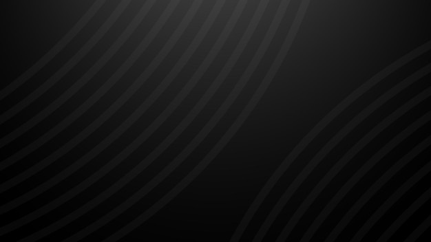 Free vector abstract modern dark black background design with stripes and lines