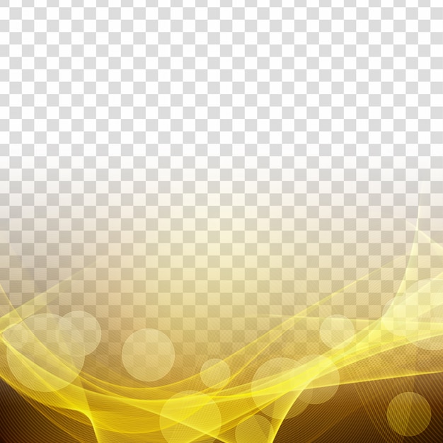 Free vector abstract modern glowing wave transparent background