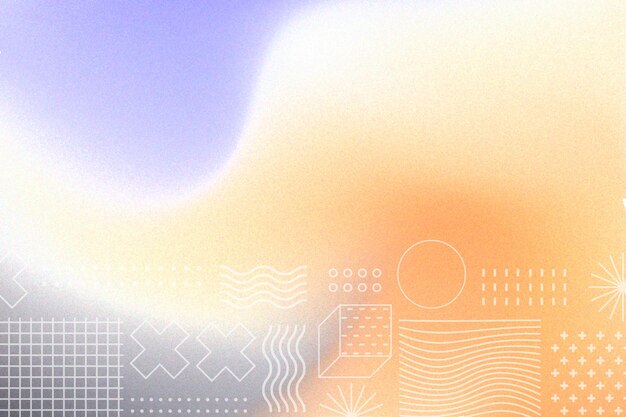 粒子の粗いテクスチャと幾何学的形状を持つ抽象的な現代的なグラデーションの背景