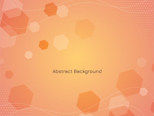 Free vector abstract modern hexagonal background