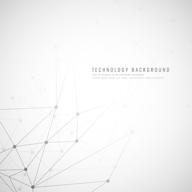 Free vector abstract modern technological background