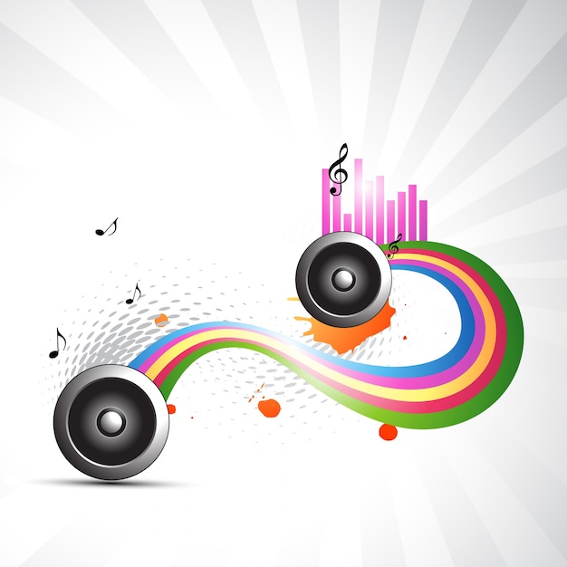 Abstract music background