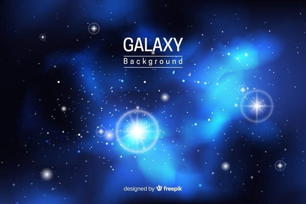 Abstract neon galaxy background