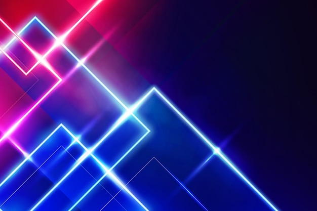 Free vector abstract neon lights background design