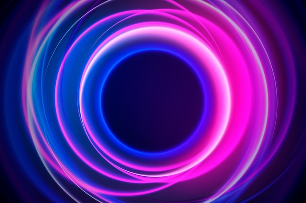 Abstract neon lights background style