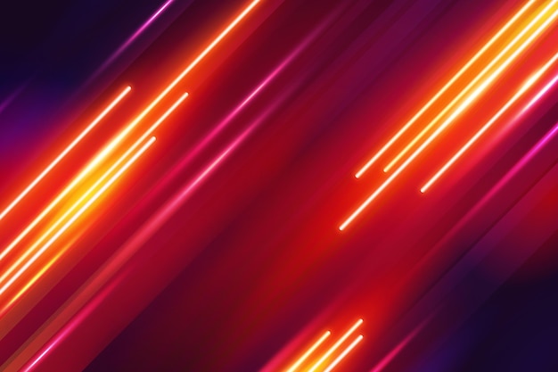 Abstract neon lights background style