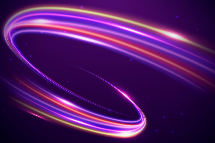 Free Vector abstract neon lights background style