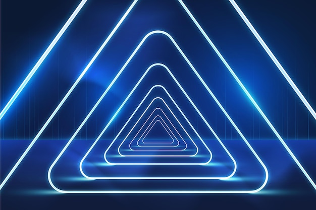 Free vector abstract neon lights background