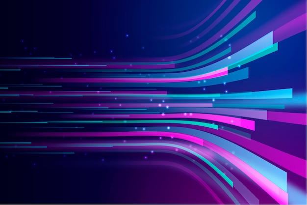 Abstract neon lights background