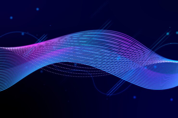 Free Vector abstract neon lights background