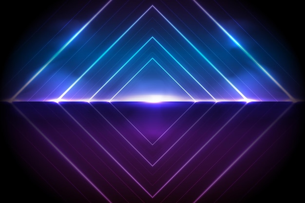 Abstract neon lights background