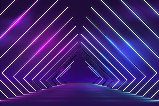 Abstract neon lights background