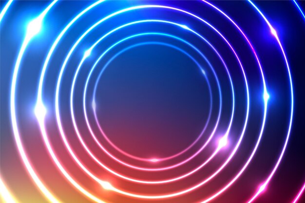 Abstract neon lights background