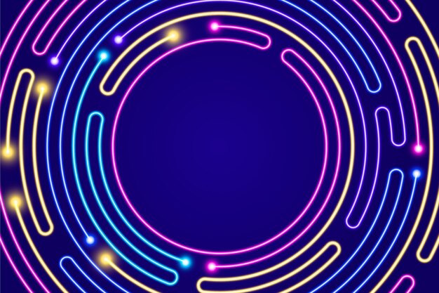 Abstract neon lights background