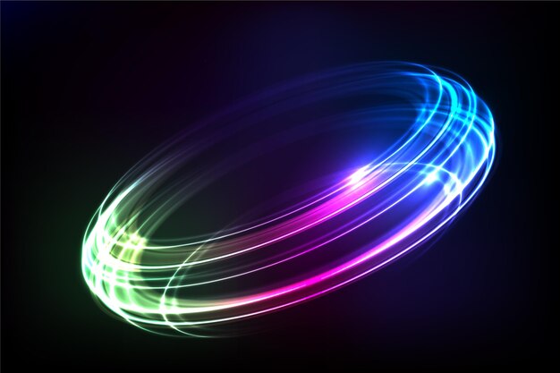 Abstract neon lights background