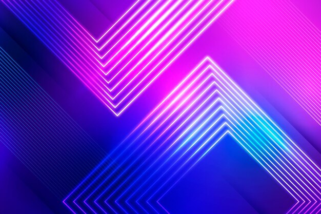 Abstract neon lights wallpaper