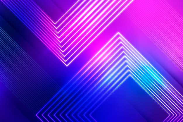 Abstract neon lights wallpaper