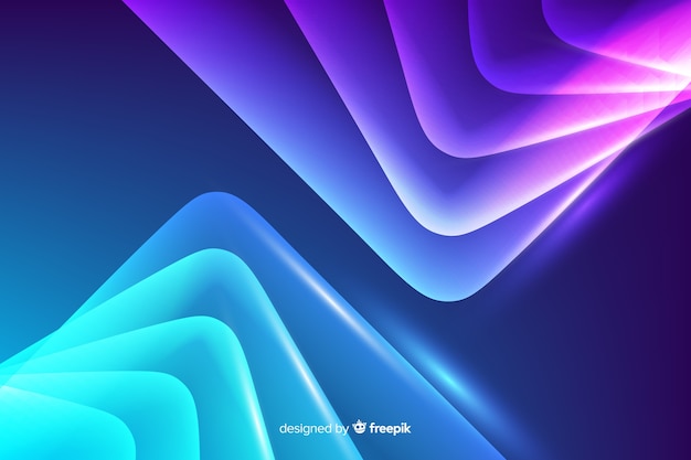 Abstract neon lines background