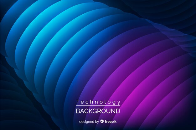 Abstract neon lines background