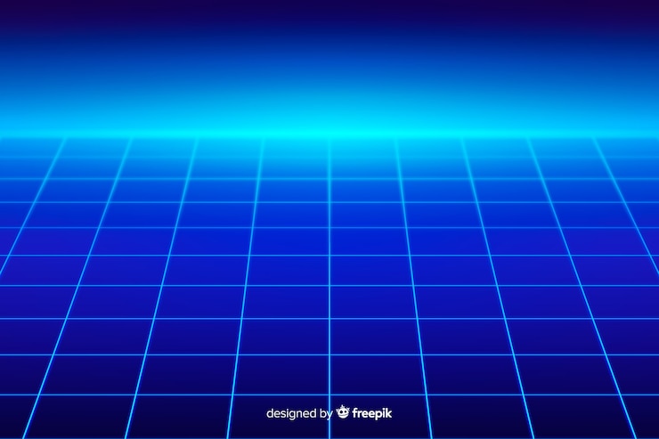 Free Vector abstract neon lines background