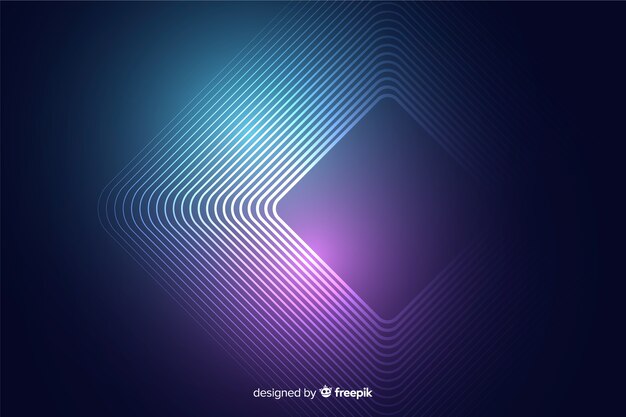 Abstract neon lines background