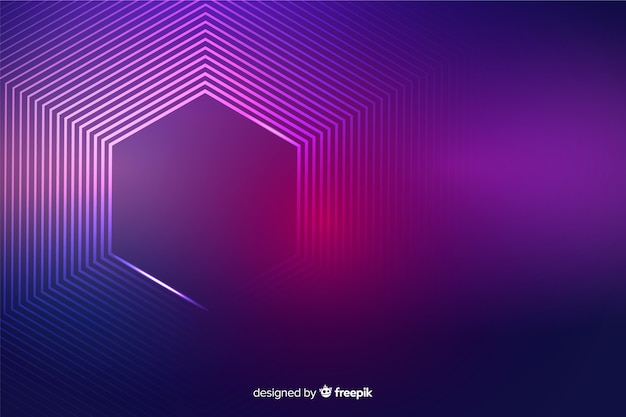 Abstract neon lines wallpaper