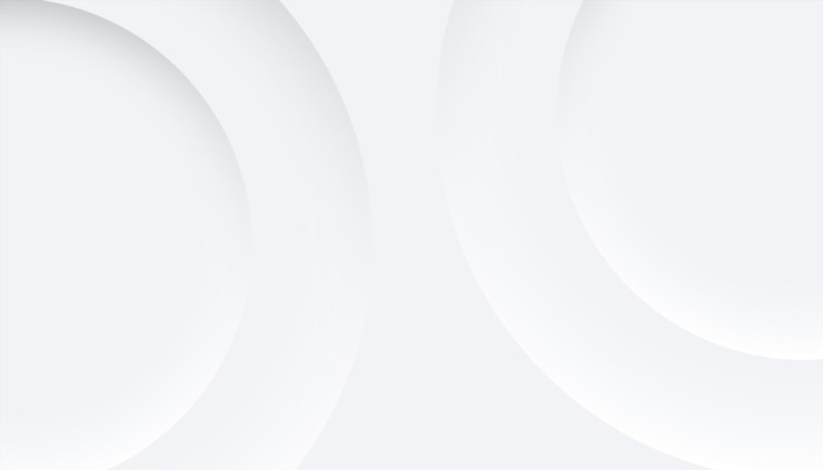 Free Vector abstract neumorphic minimal banner with soft round shape and shadow