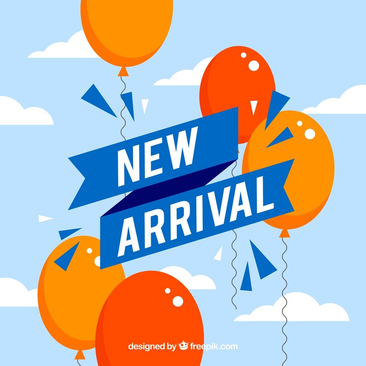 Free Vector abstract new arrival composition with flat design