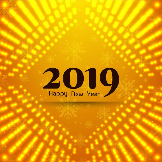 Abstract new year 2019 celebration background