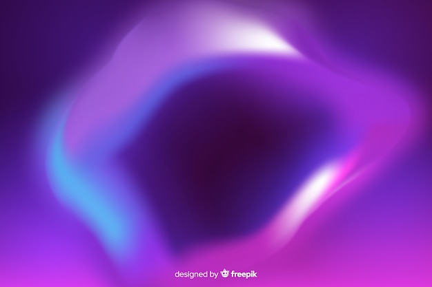 Абстрактный фон северного сияния в фиолетовых тонах Бесплатные векторы