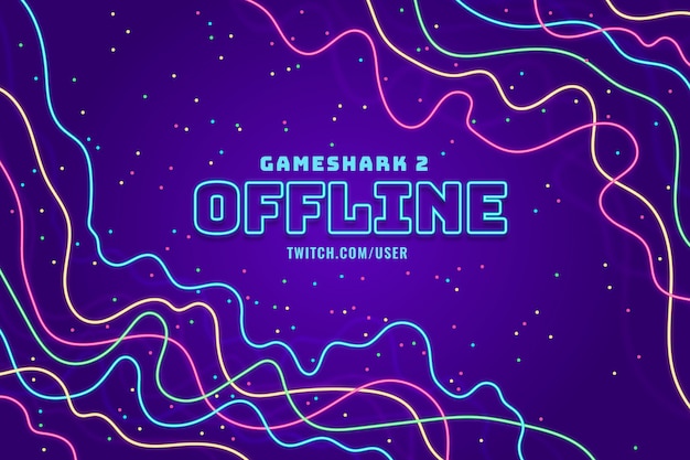 Banner astratto twitch offline