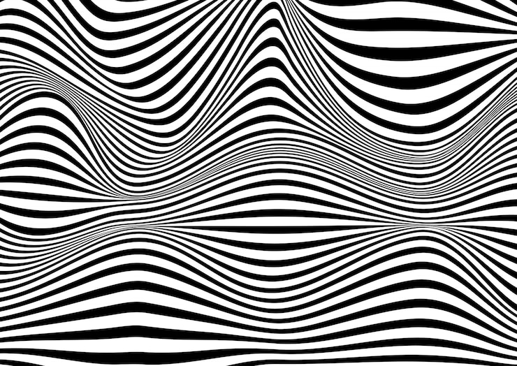 Free Vector abstract optical illusion background 
