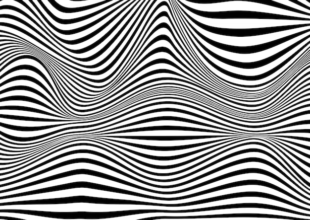 Abstract optical illusion background 