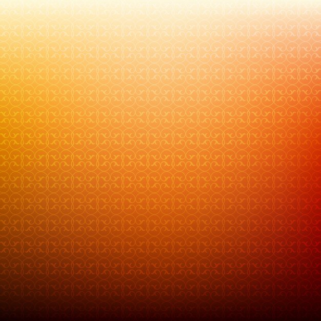 Abstract orange background with ornaments