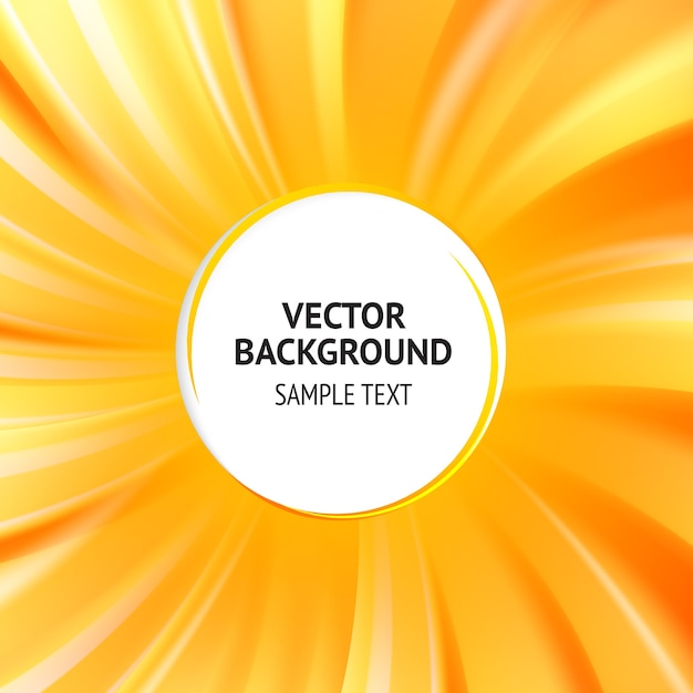 Free vector abstract orange background with smooth lines