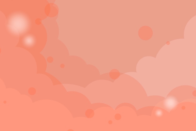 Абстрактный оранжевый облачный фон вектор