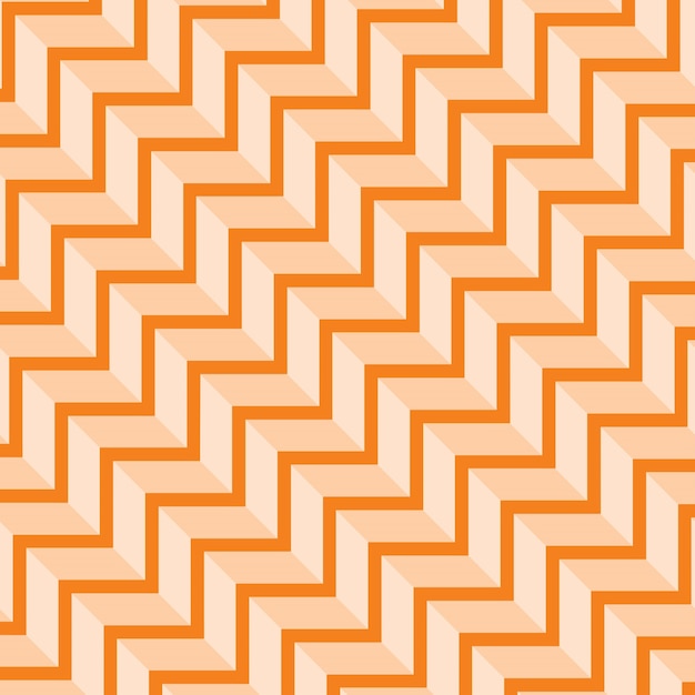 無料ベクター 抽象的なシームレスな幾何学的なダークライトオレンジ色のパターンベクトルイラスト